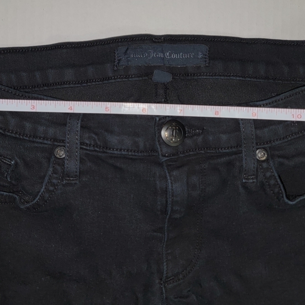 Juicy Couture Jeans Rocker Boot Black Womens Size 27 - Picture 5 of 10